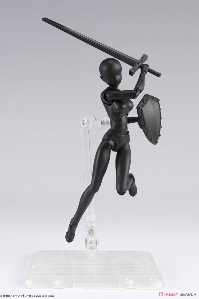 S.H.Figuarts Body-chan DX Set 2 (Solid Black Color Ver.) (Completed) Item picture3