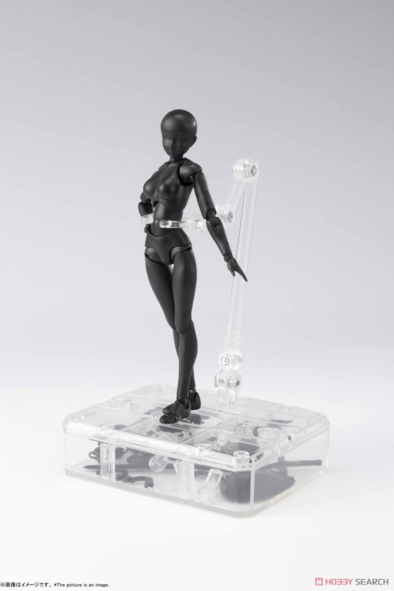S.H.Figuarts Body-chan DX Set 2 (Solid Black Color Ver.) (Completed) Item picture6