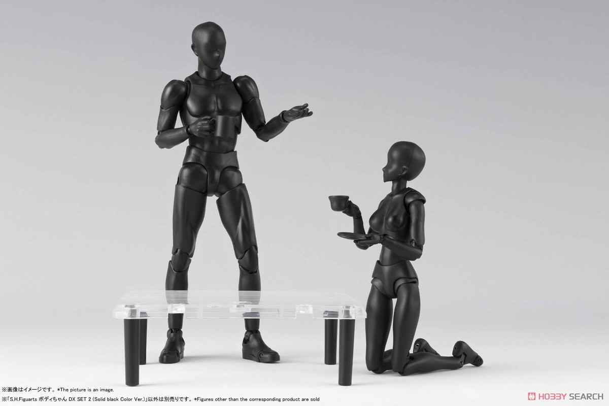S.H.Figuarts Body-chan DX Set 2 (Solid Black Color Ver.) (Completed) Other picture2