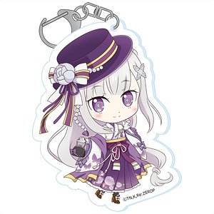 Re:Zero -Starting Life in Another World- Puchichoko Acrylic Key Ring [Emilia] Taisho Roman (Anime Toy)