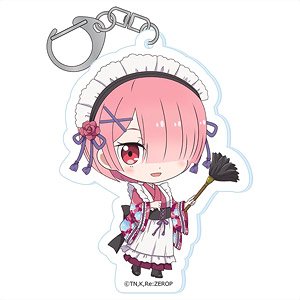 Re:Zero -Starting Life in Another World- Puchichoko Acrylic Key Ring [Ram] Taisho Roman (Anime Toy)