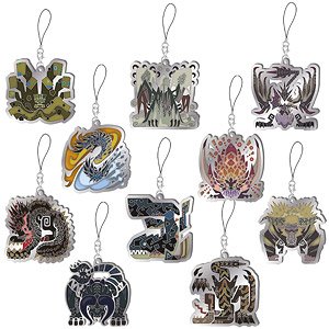 Monster Hunter World: Iceborne Monster Icon Stained Mascot Collection Vol.3 (Set of 10) (Anime Toy)