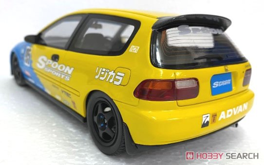 Honda Civic (EG6) Spoon Sports (Blue / Yellow) Hong Kong Exclusive Model (Diecast Car) Item picture3