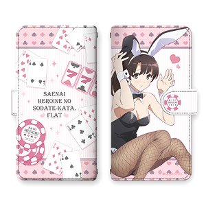 「冴えない彼女の育てかた♭」 ブックスタイルスマホケース Lサイズ デザイン03 (加藤恵/バニーガールVer.) (キャラクターグッズ)