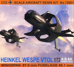 Heinkel Wespe VTOL (Plastic model)