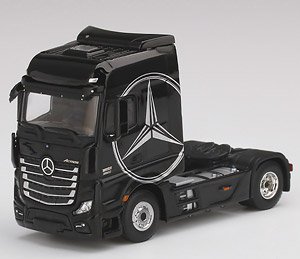 Mercedes-Benz Actros Black w/ Silver Mercedes Logo (LHD) (Diecast Car)