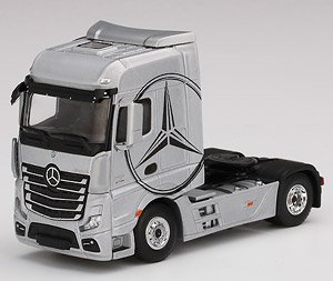 Mercedes-Benz Actros Silver w/ Black Mercedes Logo (LHD) (Diecast Car)