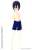 PNS Boy`s School Swimsuit (Navy) (Fashion Doll) Other picture1