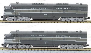 EMD E7A Two Locomotive Set New York Central #4008, #4022 `20th Century Limited` (2-Car Set) (Model Train)