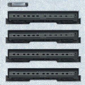 New York Central `20th Century Limited` Additional Four Car Set (Add-on 4-Car Set) (Model Train)