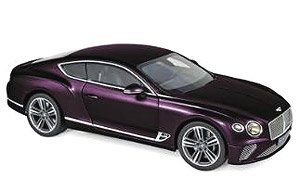 ベントレー コンチネンタル GT 2018 メタリックダムソン (ヴァイオレット) (ミニカー)