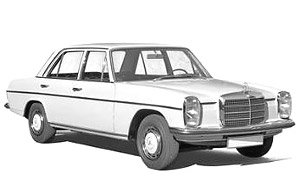 メルセデス・ベンツ 200 1968 ホワイト (ミニカー)