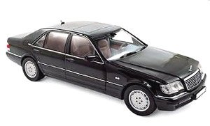 メルセデス・ベンツ S600 1997 ブラック (ミニカー)