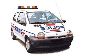 ルノー トゥインゴ 1995 `Police` (ミニカー)