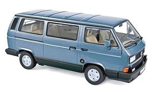 VW Multi Van 1990 Metallic Light Blue (Diecast Car)