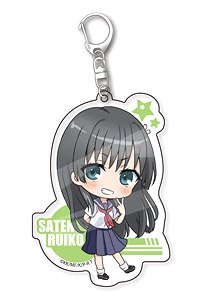 [A Certain Scientific Railgun T] Acrylic Key Ring Ruiko Saten (Anime Toy)