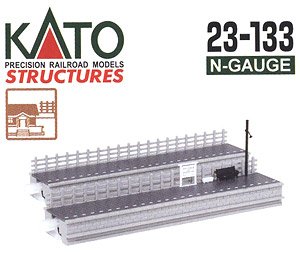 ローカル線の対向式ホーム (2本入) (鉄道模型)