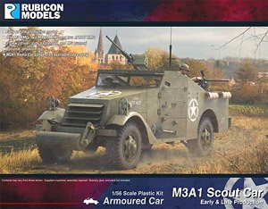 M3A1 スカウトカー 前/後期型 (プラモデル)
