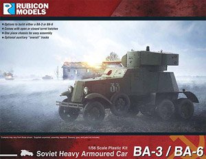 Soviet Heavy Armoured Car BA-3 / BA-6 (Plastic model)