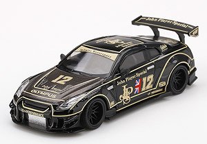 LB★WORKS Nissan GT-R R35 タイプ2 リアウイング バージョン 3 JPS (左ハンドル) (ミニカー)