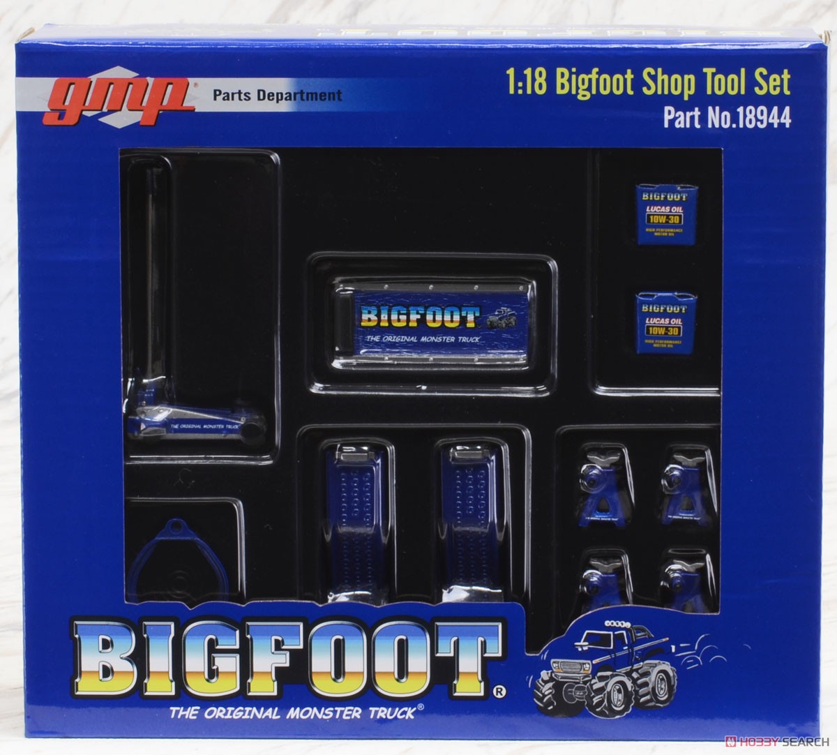 GMP Shop Tool Set #2 - Bigfoot #1 The Original Monster Truck Shop Tools (Diecast Car) Package1