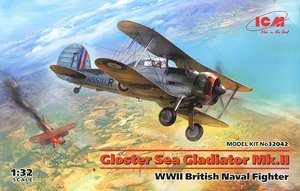 Gloster Sea Gladiator Mk.II, WWII British Naval Fighter (Plastic model)