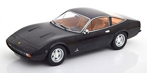 Ferrari 365 GTC 4 1971 Black (Brown Interieur) (Diecast Car)
