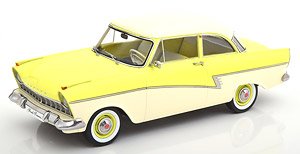 Ford Taunus 17M P2 1957 Light Yellow / White (Diecast Car)