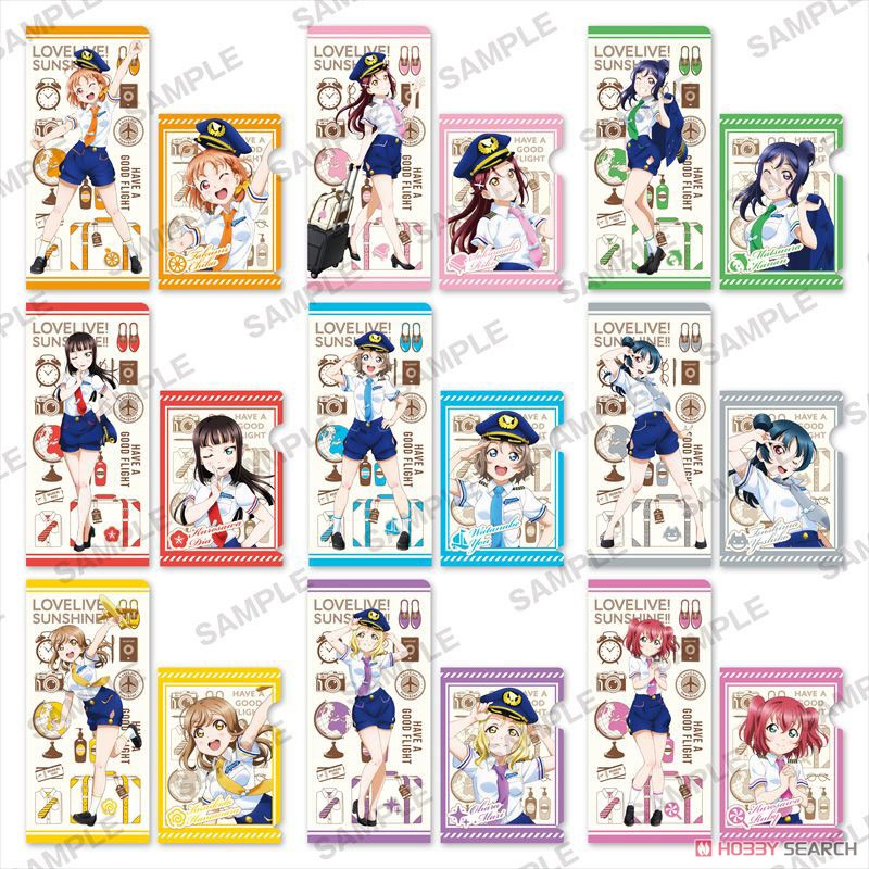 Love Live! Sunshine!! Mini File Collection Pilot Ver. (Set of 9) (Anime Toy) Item picture1