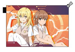 [A Certain Scientific Railgun T] Water-Repellent Pouch [Mikoto Misaka & Misaki Shokuhou] (Anime Toy)