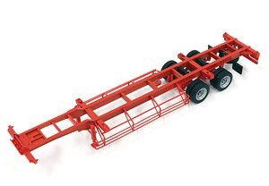 日本トレクス 40フィート海上コンテナ専用 運搬セミトレーラ レッド (ミニカー)