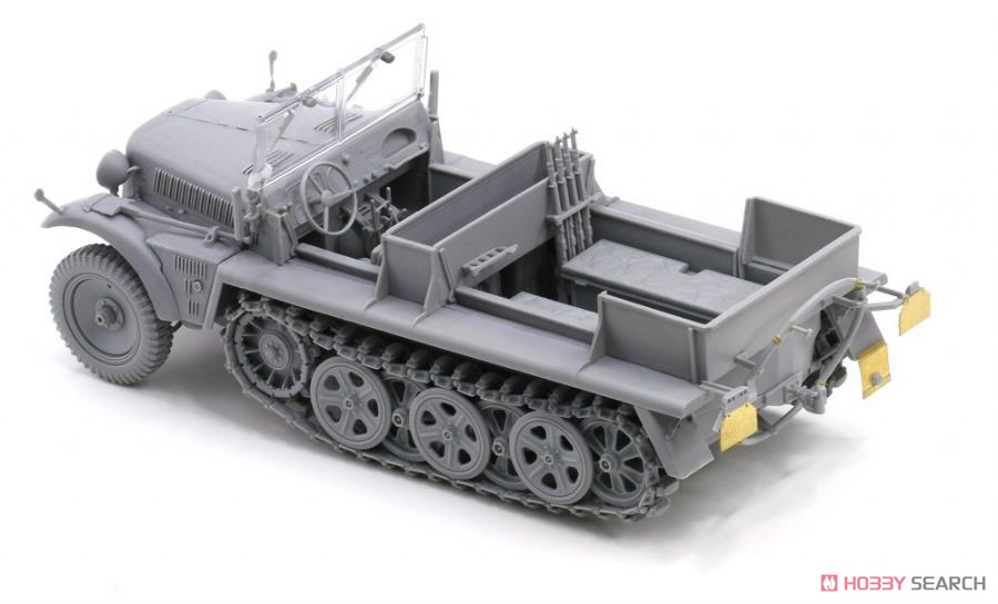 WW.II ドイツ軍 Sd.Kfz.10 1tハーフトラックB型 1942年生産型 w/搭乗兵フィギュア6体セット (プラモデル) 商品画像4