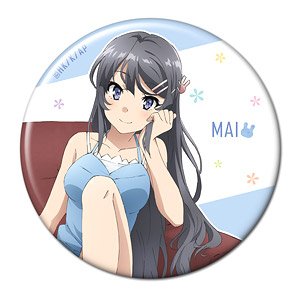 [Rascal Does Not Dream of a Dreaming Girl] Can Badge Design 01 (Mai Sakurajima/A) (Anime Toy)