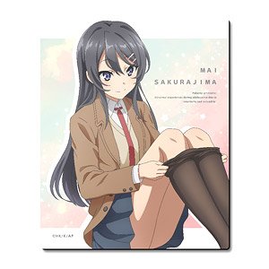 [Rascal Does Not Dream of a Dreaming Girl] Rubber Mouse Pad Design 01 (Mai Sakurajima/A) (Anime Toy)