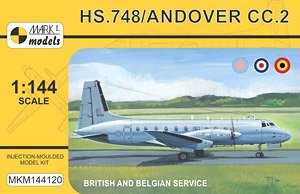 HS.748 アンドーヴァー CC.2 戦術輸送機 「イギリス・ベルギー」 (プラモデル)