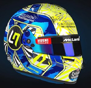 Lando Norris - McLaren - 2020 (Helmet)