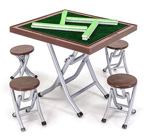 Mahjong Set (with 1 Table and 4 Seats) (Diecast Car)
