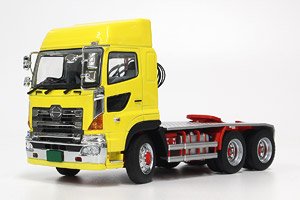 日野プロフィア SS 6×4 ハイルーフ イエロー (ミニカー)