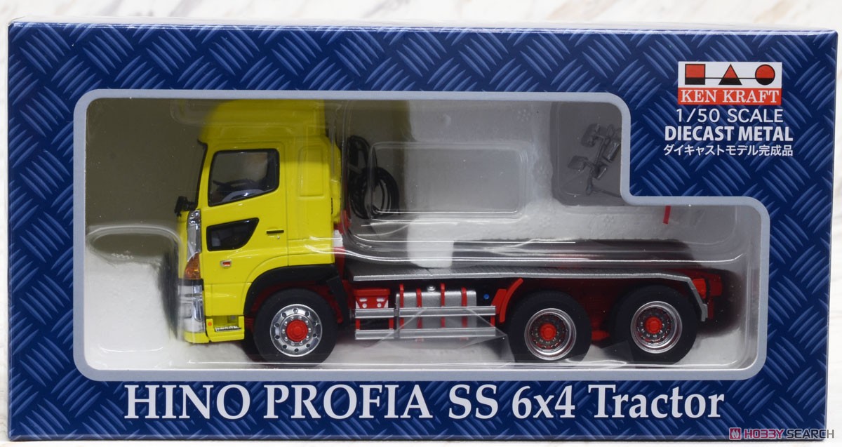 Hino Profia SS 6x4 High Roof Yellow (Diecast Car) Package1