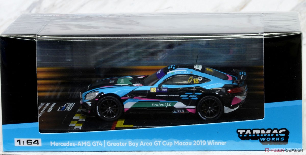 Mercedes-AMG GT4 Greater Bay Area GT Cup Macau 2019 Winner Kevin Tse (ミニカー) パッケージ1