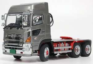 日野プロフィア SS 6×4 ハイルーフ ガンメタリック (ミニカー)