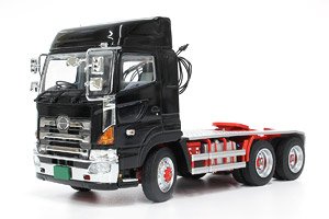 日野プロフィア SS 6×4 ハイルーフ ブラック (ミニカー)