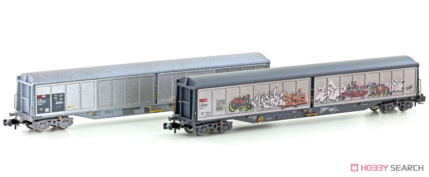 Schiebewandwagen Habils SBB Cargo `Graffiti` Ep.V-VI 2er Set (Habils SBB ウェザリング仕様 Ep.V-VI) (2両セット) 商品画像1