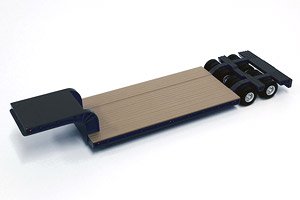 16輪 中低重量物運搬用トレーラ ブラック (ミニカー)