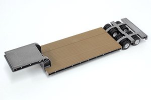 16輪 中低重量物運搬用トレーラ ガンメタリック (ミニカー)