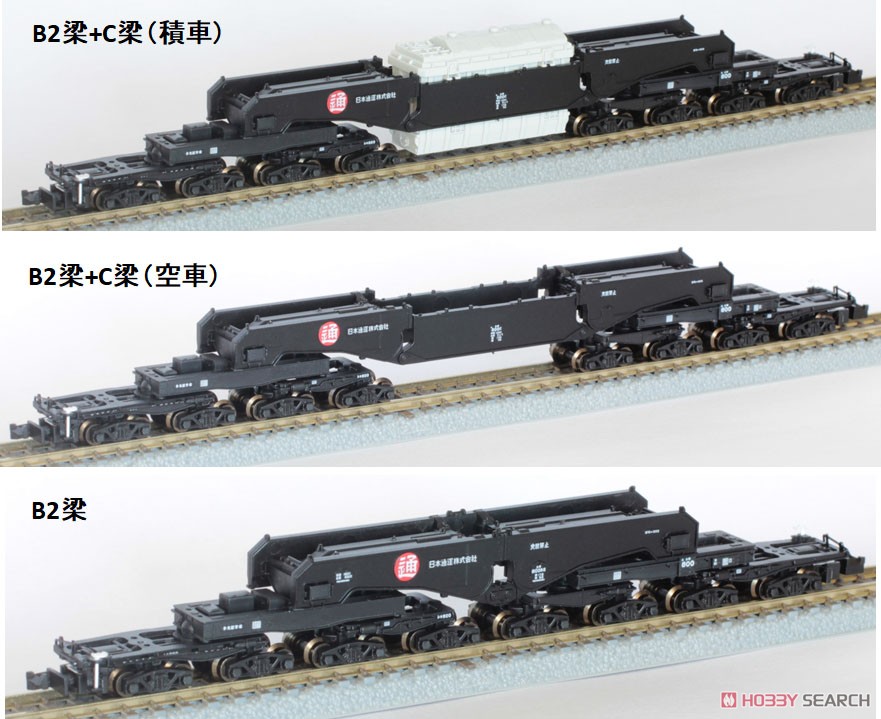 (Z) Heavy Capacity Flatcar Type SHIKI800 (B2) Transformer Transport (Model Train) Item picture1