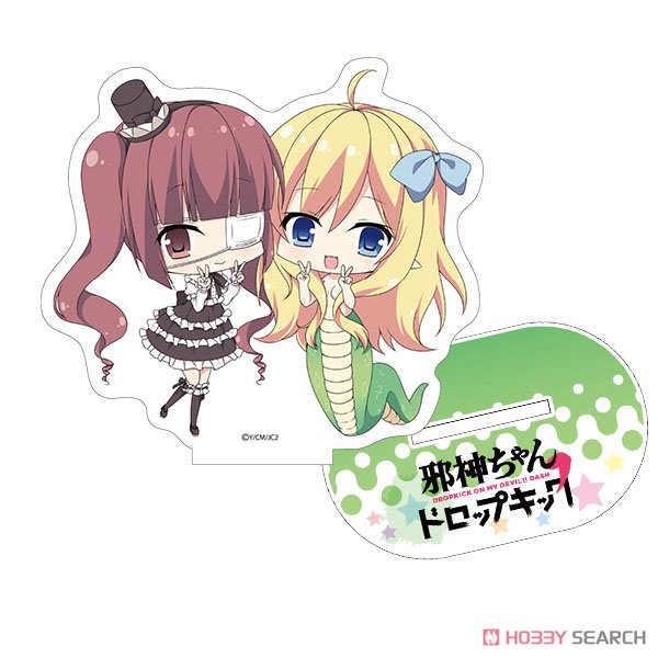 Dropkick on My Devil! Puchikko Acrylic Figure Jashin-chan & Yurine (Anime Toy) Item picture1