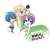 Dropkick on My Devil! Puchikko Acrylic Figure Jashin-chan & Medusa & Minos (Anime Toy) Item picture1