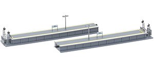 Island Platform End Sections (Urban Type) (Model Train)