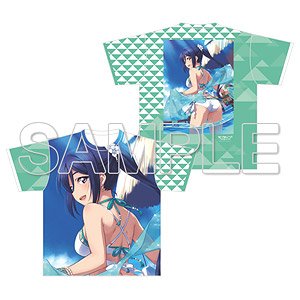[Love Live! Sunshine!!] Full Graphic T-Shirt Kanan Matsuura Swim Style Ver. (Anime Toy)